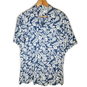 Anto Beverly Hills for John Cena Blue Printed Short Sleeve Shirt